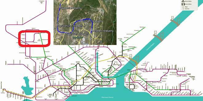 basaksehir kayasehir metrosu geliyor imar panosu