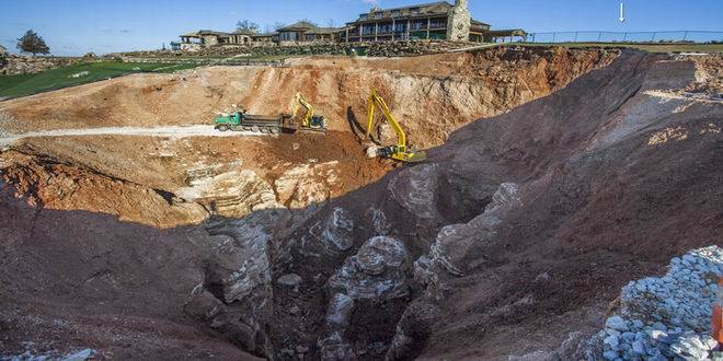 2016 Top of the Rock Sinkhole Excavation