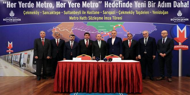 istanbula iki yeni metro hatti icin imzalar atildi