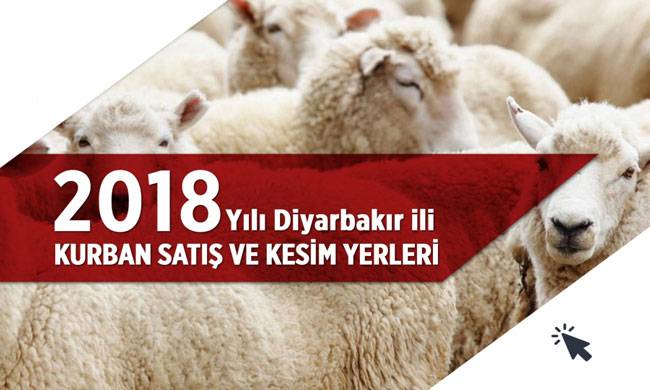 diyarbakir kurban kesim yerleri 2018